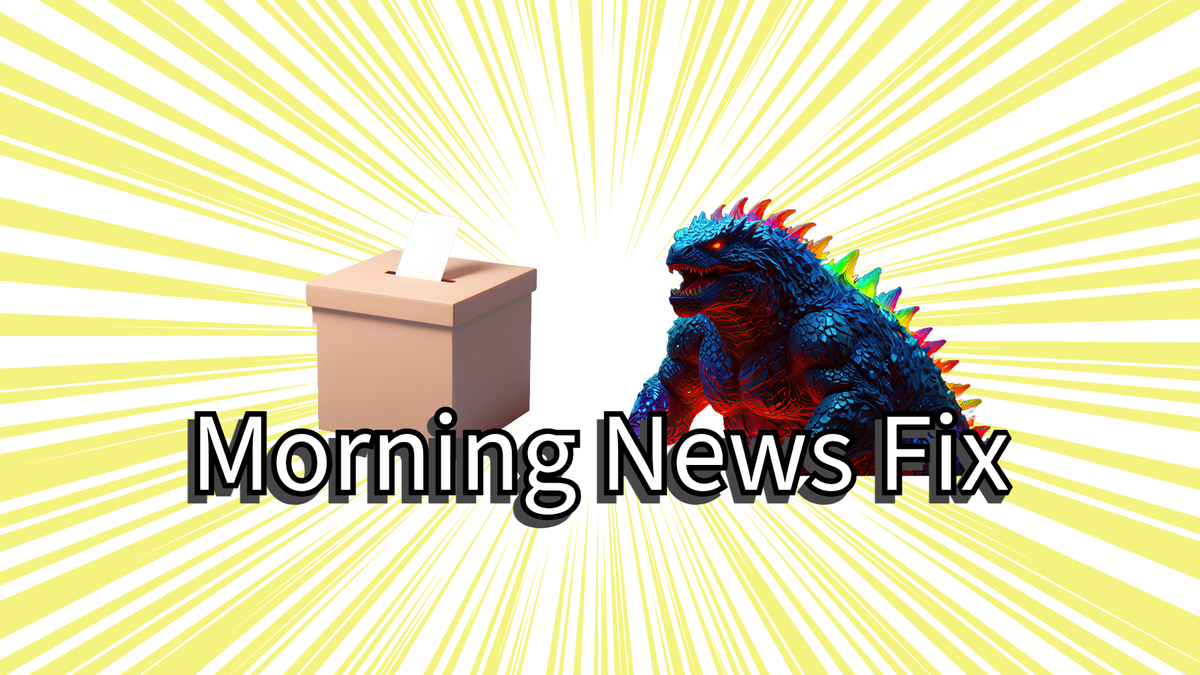 Morning News Fix: Godzilla vs. the Electoral College Post feature image